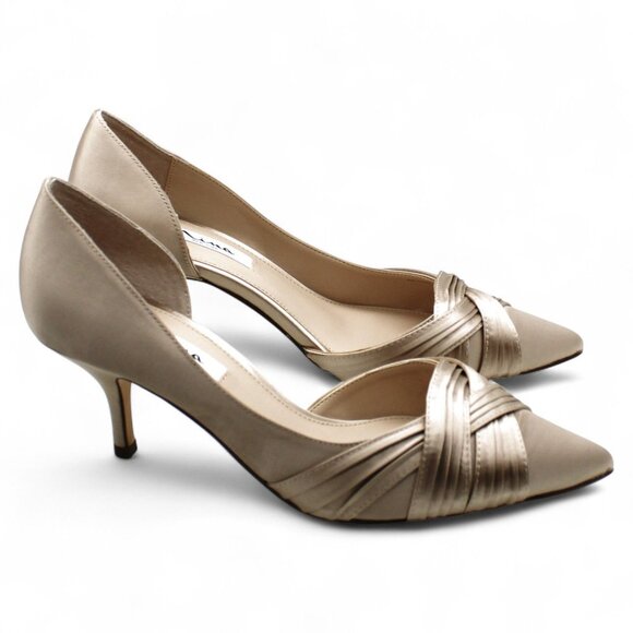 Nina Womens Blakely D'Orsay Heels Satin Evening - Picture 5 of 8